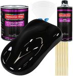 CHASSIS BLACK (GLOSS) Acrylic Urethane Single Stage Car Auto Paint Complete Gallon Kit - Restoration Shop