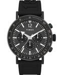 Timex Men's Standard Diver 43mm Watch, Black/Black/Black, Standard Diver 43mm