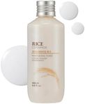 The Face Shop Rice Ceramide Moisturizing Toner - Rice Extract Rice Toner for Face - Strengthens Skin Barrier - Hydrating Targets Dryness - Lightweight Face Moisturizer - Glow Essence Korean Skin Care