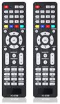 2PCS Universal Remote Control (with Fluorescent Buttons) Replacement for TCL TV, Samsung TV, Insignia TV, LG TV, forHisense TV, Sony TV, Philips TV, Vizio TV, Sharp TV, Panasonic TV, Sanyo TV