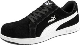 PUMA Men's Iconic Industrial Shoe, Suede Black Eh, 8.5