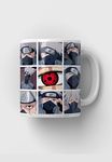 SINCE 7 STORE Kakashi Coffee Mug - Ceramic Anime Mug - Collectible Design - Gift for Anime Fans and Coffee Lovers - Dishwasher and Microwave Safe