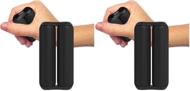 ONO Roller - Handheld Fidget Toy for Adults | Help Relieve Stress, Anxiety, Tension | Promotes Focus, Clarity | Compact, Portable Design (Black, Full Size - ABS Plastic) (Pack of 2)