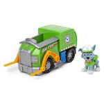 Paw Patrol, Rocky's Recycle Truck Vehicle with Collectible Figure, for Kids Aged 3 and Up, Multicolor, (6061804)