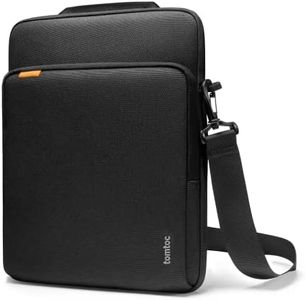 tomtoc 360 Protective Laptop Shoulder Bag Designed for 16-inch New MacBook Pro M3/M2/M1 Pro/Max A2991 A2780 A2485 A2141 2023-2019, Water-Resistant Well-Organized Accessory Sleeve Case with Handle