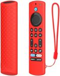 USTIYA Remote Control Case for 2023 Fire TV Stick 4K Max 2nd/Fir TV Omni Series/FireTV 4-Series Remote,Toshiba/Insignia FirTV/Hisense TCL Smart TVS Silicone Protection (Red)