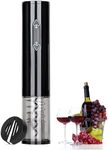 Electric Wine Bottle Opener, Wine Opener, Corkscrew with Foil Cutter, Auto Reusable Easy Carry Wine Opener, Batteries Powered