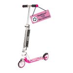 HUDORA BigWheel 125 Scooter - Safe aluminium scooter for children - Height-adjustable & foldable city scooter for up to 100kg - Sturdy scooter with carrying strap