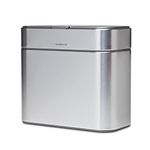 simplehuman Compost Caddy, Detachable and Countertop Bin, 4 Liter / 1.06 Gallon, Brushed Stainless Steel