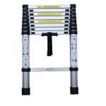 Aardwolf Quickfit Heavy Duty Aluminium Telescopic Ladder 9 Step (2.6M/8.5 FT)| Foldable Step Ladder| Free Bag |150 Kg Capacity | Ladder for Home | DIY Professional | Industrial |(2.6M/9 Step)