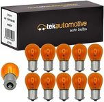 Tek Automotive 347 24V Bulbs for Lorry Amber Indicator Bulbs Orange Light for Truck 241Y 24V 21W BA15S - Box of 10