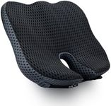 FOUNDCOOL Memory Foam Car Cushion for Driving Seat, Wedge Adult Booster Car Seat Cushion for Driver, Coccyx Pain Tailbone Pressure Relief Office Chair Wheelchair Breathable Support Pad