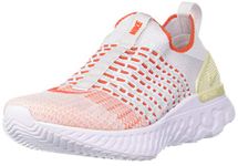 Nike Women's W React Phantom Run FK 2 Shoes [VAST Grey/Team Orange-MTLC Cashmere_CJ0280-003-6.5 UK]