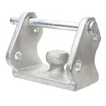 Trailer Coupler Lock, Ball Lock for Trailer, Gooseneck Trailer Lock & Tongue Lock for Trailer Hitch, Aluminium, 1 Pack