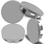 Biomar Labs 4 x 68mm Wheel Centre Alloy Hub Center Caps Compatible with BMW 36136783536 Hubcaps Silver Gray CBS 0