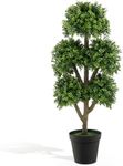 Giantex 115 cm Artificial Boxwood T