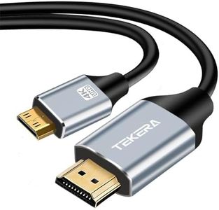 Mini HDMI to HDMI Cable, TEKERA High-Speed HDMI to Mini HDMI Cord, Compatible with Camera, Camcorder, Tablet and Graphics/Video Card, Laptop, Raspberry Pi Zero W (1.0 Meters)