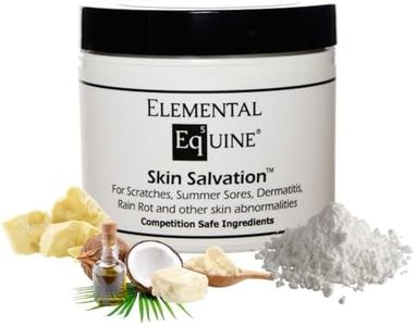 Elemental Equine Skin Salvation 4oz for Horses - Combats Scratches, Summer Sores, Dermatitis, Summer Crud and Similar Skin Issues in Horses
