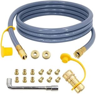 5249 Propane to Natural Gas Conversion Kit, Compatible with Blackstone 28" & 36" Griddles, Rangetop Combo, Tailgater & Single Burner Rec Stove - 10FT Hose and 3/8 in Quick Connect Fitting