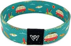 Hang Loose Bands - Coastal Surfer Beach Bracelet for Men, Women & Teens - Comfy Summer - Boho Reversible Wristband- Surf Camp| Small: 6.5" (most common fitting size)