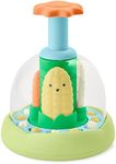 Skip Hop Press & Spin Baby Toy, Farmstand What's Poppin Corn Spinner