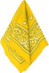 Vibrant Yellow Premium Bandana - 20