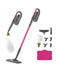 Schenley Steam Mop Cleaner with Detachable Handheld Steamer for Cleaning Hardwood, Laminate Floor, Tiles and Grout, with 7-in-1 Multi-purpose Accessories and Washable Microfiber Pads