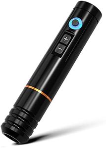 Ambition Rotary Tattoo Machine with Coreless Motor - Wireless Tattoo Battery Cartridge Pen with 1500mAh Power Supply Digital LCD Display for Professional Tattoo Artists