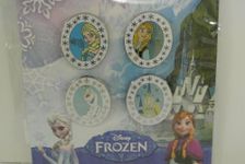 Disney Booster Trading Pin Set of 4 Frozen Olaf Elsa Anna Castle Pack