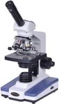 Omano OM118-M4-40x-1,000x - Full Size - All-Metal - Monocular Student Microscope - Mechanical Stage