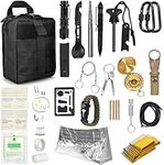 Survival Kit,22 in1Camping Survival Kits is a Must Have Emergency Survival kit for Outdoor Camping,Wilderness Adventure,Hiking, Hunting,Travel,Car Survival kit is The Best Choice for Men or Women