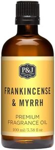 P&J Trading - Frankincense & Myrrh Scented Oil 100ml - Fragrance Oil for Candle Making, Soap Making, Diffuser Oil