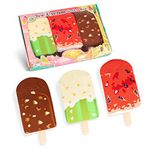 Funny Popsicle Socks Box for Women Teen Girls Ladies-Valentines Novelty Gifts for Girlfriend Daughter Ice Cream Food Funky Cute Socks Birthday Mothers Day Fun Gifts Ideas Christmas Stocking-3 pairs