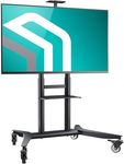 ONKRON Mobile TV Stand on Wheels fo
