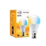 Wipro Garnet 9W B22D LED White and Yellow Smart Bulb, Pack of 1, (NS9100)