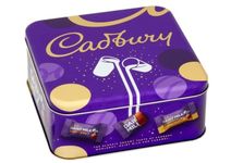 Dairy Milk Chocolate Tin 396g - Tins Of Chocolates Christmas Chocolate Tubs Dairy Milk Bits For Sharing And Gifting - Mini Chocolate Bar Selection