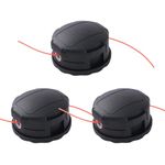 YOONIE String Trimmer Head SRM-225 for Echo Speed Feed 400 Trimmer Head SRM-230 SRM225 SRM-210 SRM2100 PAS210 PAS225 PAS230 PAS260 Fit Most Echo SRM Straight Shaft Trimmer (3Pack)