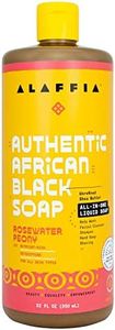 , Black Soap Authentic African Rosewater Peony, 950ml
