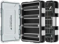 Tackle Box Organizer, 2 Packs Waterproof Fishing Tackle Box, Fishing Outdoor Storage Box Organizer with Removable Dividers, Lure Box, Plastic/Silicone,Red,Green (Silicone, Green)