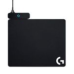 Logitech G POWERPLAY Wireless Charging Mouse Pad, Cloth and Hard Gaming Mouse Pad Included, USB-Connection, RGB Lighting, Compatible with G502 LIGHTSPEED, G PRO Wireless & SUPERLIGHT, G903, G703