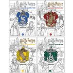 Harry Potter Collection The Official Colouring 4 Books Set (Ravenclaw House Pride, Gryffindor House Pride, Hufflepuff House Pride & Slytherin House Pride)