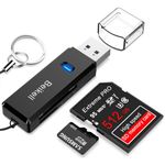 Beikell USB 3.0 Card Reader,High-speed SD/Micro SD Card Reader Memory Card Adapter-Supports SD/TF/SDHC/SDXC/MMC-Compatible with Windows,OS