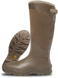 LaCrosse 17" Alpha Agility Snake Boots for Men Featuring Waterproof Rubber, Eva Soles, and Snake Guard Toe Protection, Brown - 12