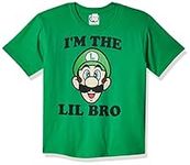 Nintendo Boy's Lil Bro T-Shirt, Sma