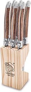 Laguiole Style de Vie Premium Line Steak Knife 1.8 mm Thick 6 Pieces Wood Colour