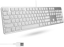 Macally Ultra-Slim USB Wired Keyboa