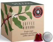 Coffee Nirvana, Blend, Box of 10 Pods, Nespresso Compatible Aluminum Capsules