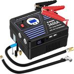 JF.EGWO 3400A Jump Starter with Air Compressor