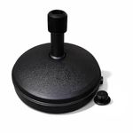 Karrma Ltd. Parasol Base | Garden Umbrella Stand Holder Round | 7L Plastic Water Filled Perfect for Outdoor Decor Garden Patio (Black)