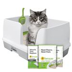 Purina Tidy Cats Non Clumping Litter System, Breeze XL All-in-One Odor Control & Easy Clean Multi Cat Box